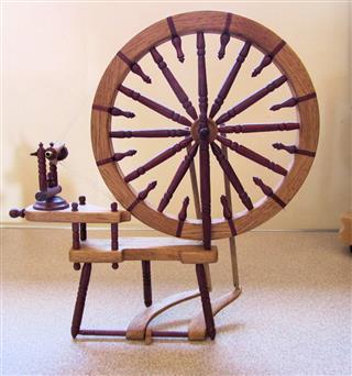 Spinning wheel by Len Laker